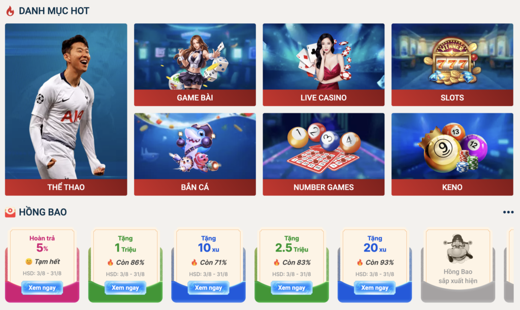 SIN88 cung cấp các thể loại game cá cược đa dạng